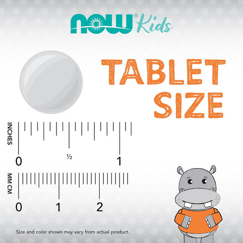 NOW Supplements, Kid Vits Berry Blast, Sweetened with Xylitol, 120 Round Shaped Chewables, packaging may vary...