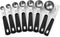 Spring Chef Stainless Steel Magnetic Measuring Spoons Set of 8 with Leveler, Round Metal Teaspoon & Tablespoon Measuring Spoons - Kitchen Gadgets ...