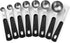Spring Chef Stainless Steel Magnetic Measuring Spoons Set of 8 with Leveler, Round Metal Teaspoon & Tablespoon Measuring Spoons - Kitchen Gadgets ...