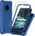 for Nokia C200 case, with Tempered Glass Screen Protector 360 Full-Body Soft TPU Bumper Shockproof Silicone Protective Phone Cover Case for Nokia ...