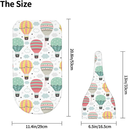 Hot Air Balloon Baby Stuff Newborn Baby Swaddle Blanket Wrap Blanket Soft Stretchy Sleep Sack with Beanie Hat Set Gifts for Infant Boy Girl...