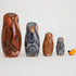 Bits and Pieces - Nesting Monkeys - Hand Painted Wooden Nesting Dolls - Matryoshka - Set of 5 Dolls from 6" Tall...