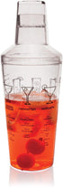 True Plastic Cocktail Shaker for Margarita, Cold Brew Cocktails, Includes 7 Classic Recipes, Espresso Martini Shaker, Home Bar Gifts, Bar Tools, B...