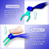 Evolutionary Clean Dental Flossers, Kit of Refills Plus Long Handle (200 T-Tension Refills)...