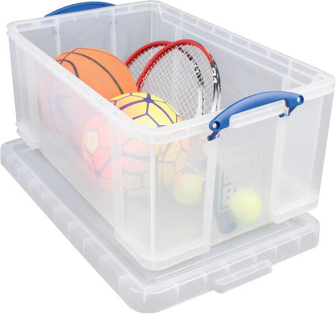 REALLY USEFUL OFFICE BOX CLEAR 64LT 64C...