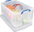 REALLY USEFUL OFFICE BOX CLEAR 64LT 64C...