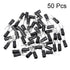 uxcell 50Pcs SV1.25-4S Insulated Fork Spade U-Type Wire Connector Electrical Crimp Terminal 22-16AWG Black...