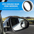 9.8'' Car Rear View Mirror with Suction Cup, Anti Glare Adjustable Auto Interior Rearview Mirror, HD Thickened Vehicle Inside Mirror Kit Universal...