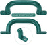 2 Pack 10'' Playground Accessories Handles Green, Outdoor Playset Grab Handles, Swing Set Hardware Kit Handles, Kids Grab Bar for Playhouse,Treeho...