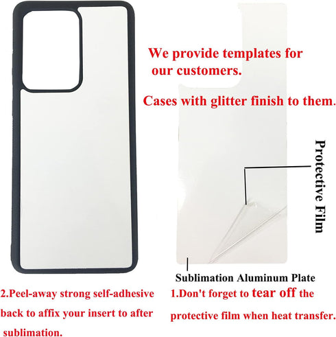 JUSTRY 5PCS Sublimation Blanks Phone Case Covers Compatible with Samsung Galaxy A52 5G (2021), Easy to Sublimate DIY, 2 in 1 2D Soft Rubber TPU He...
