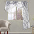 KEQIAOSUOCAI Luxury Leaves Jacquard Gray Sheer Voile Curtain Scarf for Windows 52 inches Wide by 144 inches Long 1 Scarf...