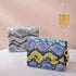 Women Chic Evening Clutch Bag Snakeskin Pattern Shoulder Box Handbag With Chain Strap Crossbody Purse For Women Girls Ladies...