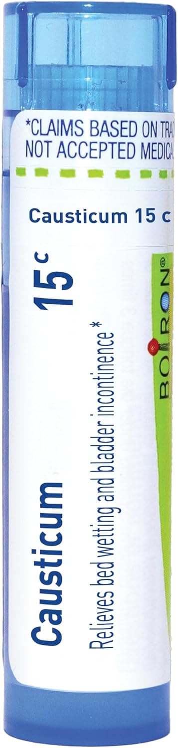 Boiron Causticum 15C for Bed-Wetting & Bladder Incontinence - 80 Pellets...