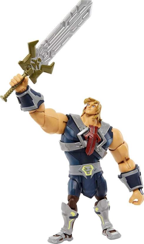 Masters of the Universe Masterverse Animated He-Man Action Figure with Accessories, 7-inch MOTU Collectible Gift...