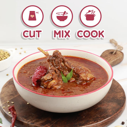 CURRYiT Preservative Free Andhra Mutton Curry | PACK OF 3 | Chicken & Lamb Curry Paste | Indian Food Cooking Sauce | Non-GMO | Gluten Free | Ready...