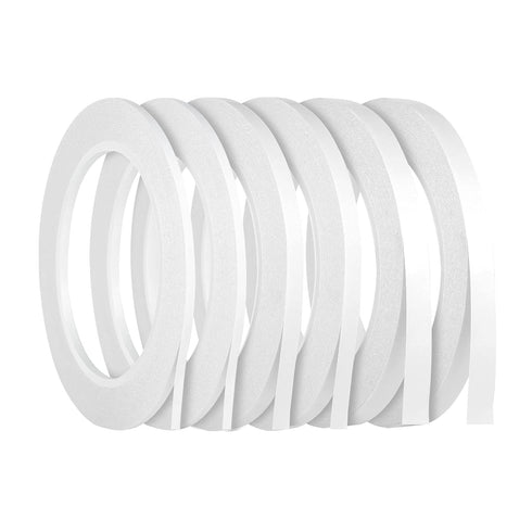Kesote 6 Rolls Double Sided Tape for Crafts Scrapbooking, 3 Sizes - 1/8 in, 1/4 in, 3/8 in Thin Double Sided Adhesive Tape, 82Ft Per Roll...