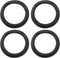 Fielect 12 Inch Speaker Foam Edge Surround Rings Replacement Parts for Speaker Repair or DIY 4pcs...