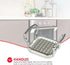French Fry Cutter By Home Basics, French Fry Cutter Stainless Steel French Fry Slicer | With Easy Grip Handles,Silver...