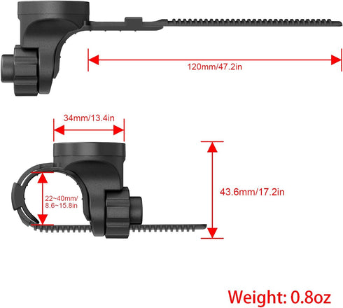 towild Bike Computer Edge Mount Compatible with Garmin/Meilan/XOSS/iGPSPORT,Bike light Mount CL600 CL900 CL1200 BR800 BR1000...