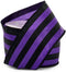 2 1/2" X 10 Yards Black/Purple Carnival Stripe Wired Ribbon Halloween...