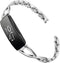 TRUMiRR Compatible Inspire/Inspire HR/Inspire 2/Inspire 3 Band Women, Solid Stainless Steel Watchband Jewelry Strap Feminine Cuff Bracelet for Fit...