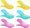Plastic Refrigerator Magnet Clips Sets? Magnet Paper Clips, Snacks Bag Clips? Multipurpose Clips - Set of 6 (Neon Colors)...