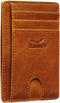 Claasico Front Pocket Small Minimalist Leather Wallet RFID Blocking Vintage Leather Credit Card Holder with Gift Box...