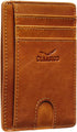 Claasico Front Pocket Small Minimalist Leather Wallet RFID Blocking Vintage Leather Credit Card Holder with Gift Box...