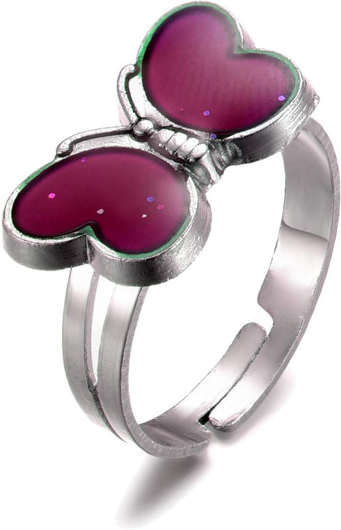 12pcsChristmas present Mixed Mood rings classic temperature change color mood ring lovers (Adjustable Size)...