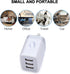 USB Wall Charger Adapter, 18W/3Amp Fast Multiple 3-Ports USB Plug Charger Block Cube Charger Box USB Brick Charging Base Compatible iPhone 15 14 1...