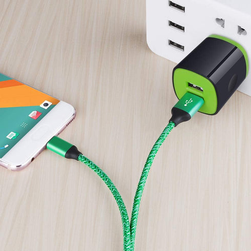 2.1A USB Charging Block Brick Box Cube+6ft Type C Fast Charging Charger Cable for LG K51 Stylo 6/5/4 G8 V60,Moto G Stylus/Pure Z4,Google Pixel 8 7...