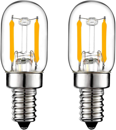 LiteHistory E12 15w Night Light Bulbs 150lm Himalayan Salt lamp Bulb 2700K t22 t7 led Bulb 2Pack...