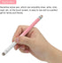 MECCANIXITY 2pcs Stylus Pens for Touch Screens Rubber & Fiber Dual Tips Capacitive Stylus Universal Tablet Pen Sensitivity Precision, Gradient Pin...