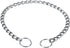 Dog Collar Slip Collar Metal Collar Chewproof P Collar Heavy Chain Dog Training Collar Choke Collar Adjustable Weather Proof Alloy Collars for Sma...