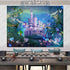 Aidatain Fairytale Forest Castle Tapestry For Teen Girl Fantasy Wonderland Nature Plants Landscape Wall Hanging Tapestries Flannel Large Size 80"6...