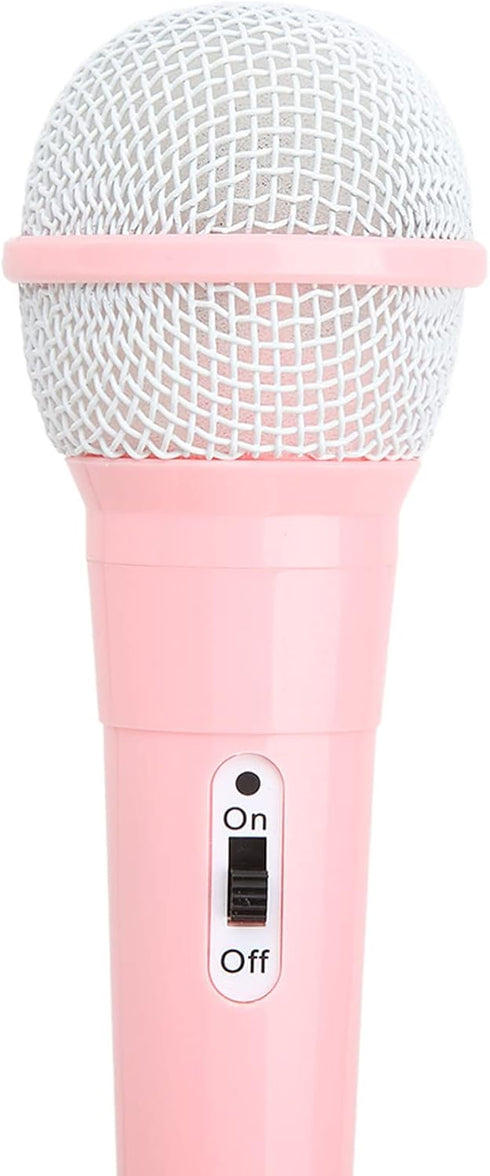 ASHATA Wired Kids Microphone, Classic Blue Kids Dynamic Microphone, 3.5mm Jack Lightweight Kids Mic for Singing, Karaoke, Parties, Performances ()...