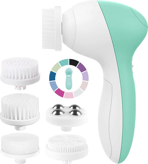 Face Scrubber | Facial Cleansing Brush Exfoliator Skin Care Products Beauty Products Powered Electric Wash Exfoliating Spin Cleanser Cleaning Scru...