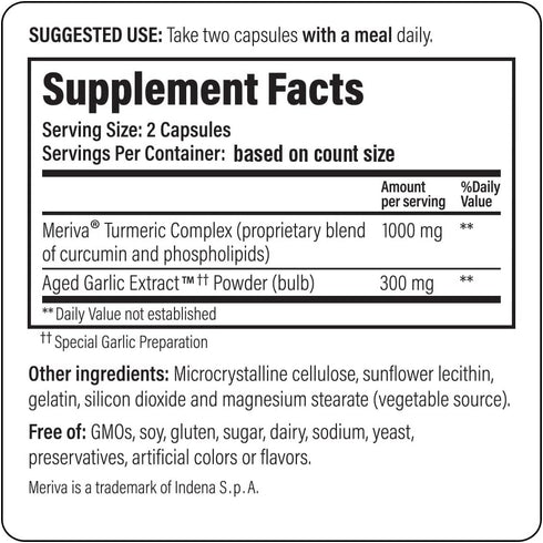 Kyolic Aged Garlic Extract Formula 111, Healthy Inflammation Response, 50 Capsules (Packaging May Vary)...