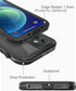 Design for iPhone 12 Mini Waterproof Case, Full Body Shockproof Case for iPhone 12 Mini Case with Screen Protector, Dust Proof Phone Case Cover fo...