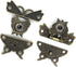 2 Sets Antique Wood Case Chest Box Hasp Latch Lock Retro Decorative Hinges and Box Corner Protectors with Screws Hardware Kit for Jewelry Box Deco...