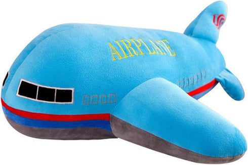 15.7" Airplane Plush Stuffed Aircraft Pillow Model Toy,Gifts for Boys Kids,Blue...