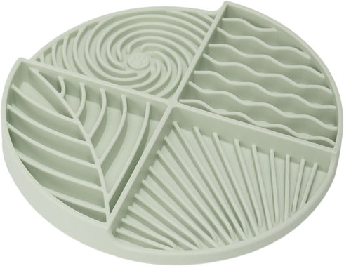 Slow Feeder Dog Bowls, Lick Mat for Dog, Silicone Dog Feeding Bowls with Suction Cups, Green...