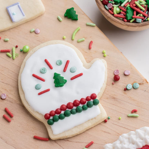 Sweets Indeed Sprinkles, Edible Sprinkle Mix, Perfect for Cake Decorations, Baking, Ice Cream, Cookies, Cupcake Topper, 4 ounces (Christmas)...