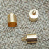 50pcs Glue-in Style Necklace Cord Crimp End Caps Tassel caps Beads crimps end (6mm Wide, 10mm Long, KC Gold Plated)...
