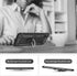 TJS Compatible with Samsung Galaxy A20 Case, Galaxy A30 Case, with Tempered Glass Screen Protector Metal Ring Magnetic Support Kickstand Heavy Dut...