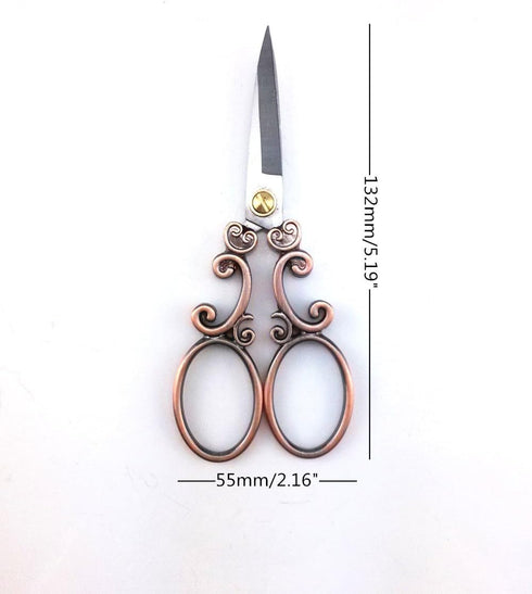 yueton Vintage European Style Needlework Embroidery Scissors (Copper)...