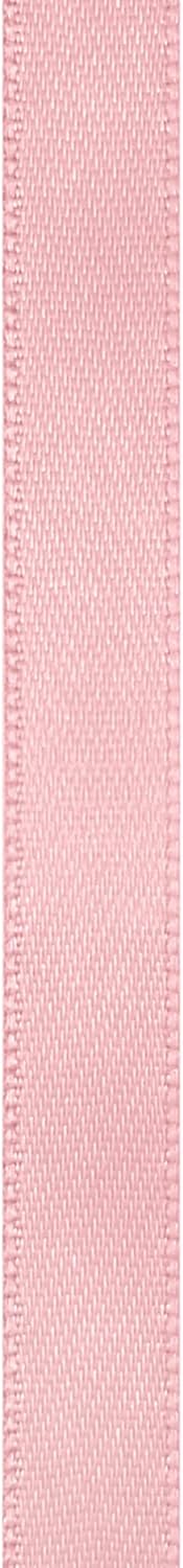 Double Face Dusty Pink Satin Ribbon 1/4 Inch X 50 Yards Polyester Dusty Ribbons for Gift Wrapping Fabric Ribbon for Crafts Flower Bouquet Sewing A...