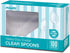 POSATE Heavyweight Plastic Spoons, Clear, 100 Count...