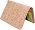 Eco Cork Friendly RFID Blocking Wallet Bi-fold Card Holder Vertical Wallet With Zippered Coin Purse & ID Window...