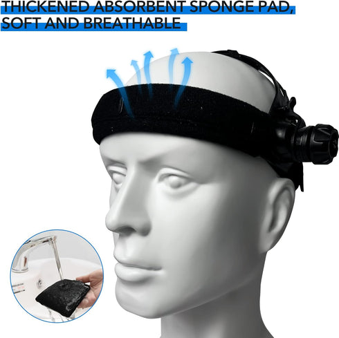 Welding Helmet Headgear - Welding Hood Headgear Replacement Headgear Welding Helmet Accessories Welding Headgear with Sweatband for Square Hole We...